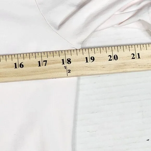 MCM Vintage Pink Polo with Eyelet Hem, Women's Medium - Picture 11 of 12